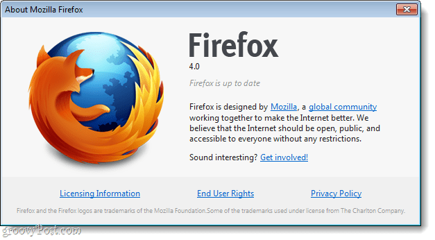 Firefox 4 est à jour