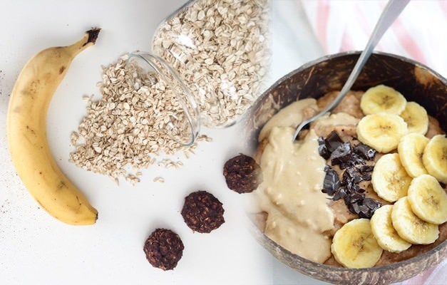 Recette petit-déjeuner à l'avoine diététique: Comment faire de l'avoine à la banane et au cacao?